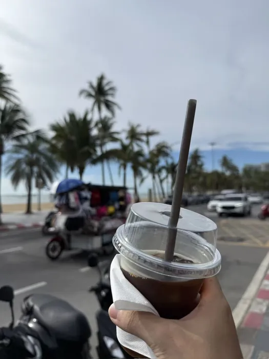 海边散步
